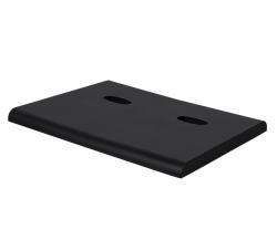 B-Tech BT8385-TCB/B αξεσουάρ επιτοίχιας οθόνης βίντεο Μαύρος [Μαύρο] (BT8385-TCB/B Freestanding Floor Base for Twin BT8385 Columns)