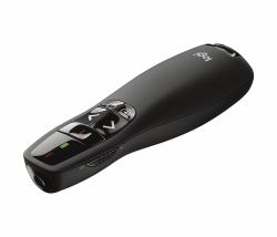 Logitech 910-001354 τηλεχειριστήριο παρουσιάσεων RF Μαύρος [Μαύρο] (R400 wireless presenter RF - Black - Warranty: 12M)