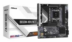 Asrock B650M-HDV/M.2 AMD B650 Υποδοχή AM5 micro ATX (ASRock B650M-HDV/M.2 AMD AM5 Socket Motherboard, Micro-ATX, 2x DDR5 Slots, 2x M.2 Sockets, Fitted I/O Shield, 2.5GbE LAN, 1x DisplayPort ...