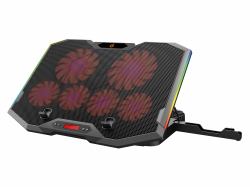 Conceptronic THYIA01B μαξιλάρι ψύξης φορητού υπολογιστή 43,2 cm [17"] Γκρι (Thyia Ergo 6-Fan Gaming - Laptop Cooling Stand - Warranty: 12M)