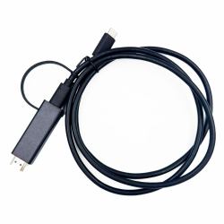 Yealink 330000008024 προσαρμογέας καλωδίου βίντεο 1,2 m HDMI Τύπος A [Standard] USB Type-C Μαύρος [Μαύρο] (YEALINK USB-HDMI-1.2M CABLE)