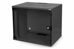 Digitus Wall Mounting Cabinet, SOHO, unmounted - 540x400 mm [WxD] (7U WALL RACK SOHO 370X540X400MM BLK)