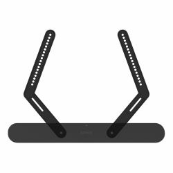 SANUS WSSAFM1-B2 στήριγμα ηχείων Βάση τηλεόρασης (SANUS WSSAFM1-B2 hÃ¸jttalerstativ Tv be)
