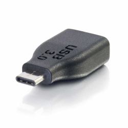 C2G CG28868 μετατροπέας καλωδίου USB C USB A Μαύρος [Μαύρο] (C2G USB C to USB A Adapter - USB C to USB Adapter - 5Gbps - Black - M/F - USB adapter - USB Type A [F] to ...