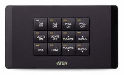 ATEN VK112EU1-AT άλλη συσκευή εισόδου Keypad RJ-45 Μαύρος [Μαύρο] (ATEN VK112EU - Keypad - EU, 12-button - 2 gangs - wired - 10/100 Ethernet - black)