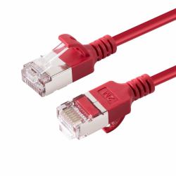 Microconnect V-FTP6A05R-SLIM καλώδιο δικτύωσης Κόκκινο 5 m Cat6a U/FTP [STP] (CAT6A U-FTP Slim, LSZH, 5m - Network Cable, Red - Warranty: 300M)