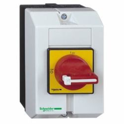 Schneider Electric VCF01GE ηλεκτρικός διακόπτης Περιστροφικός διακόπτης 3P Λευκός [Άσπρος], Κόκκινο (Emergency switch disconnector)