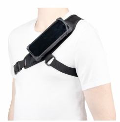 Mobilis 001086 αξεσουάρ για θήκη κινητού τηλεφώνου (CHEST STRAP CLIPFAST + - UNIVERSAL SILICON HOLDER HHD 5-7)