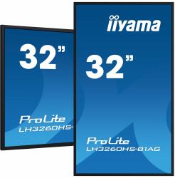 iiyama LH3260HS-B1AG οθόνη σηματοδότησης Ψηφιακή πλακέτα A 80 cm [31.5"] LED Wi-Fi 500 cd/m² Full HD Μαύρος [Μαύρο] Ενσωματωμένος επεξε...