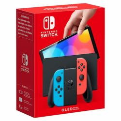 Nintendo Switch OLED φορητή κονσόλες παιχνιδιού 17,8 cm [7"] 64 GB Οθόνη αφής Wi-Fi Μπλε, Κόκκινο (Switch Oled - Warranty: 12M)