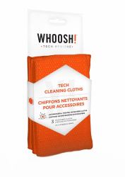 3 Commercial sized - Antimicrobial Treated - Microfiber Cloths Size: 14" x 14" / 35.6cm x 35.6cm, in a peggable printed - Warranty: 24M