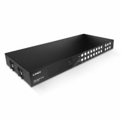 Lindy 38334 μεταγωγέας μήτρας Μεταγωγέας μήτρας AV Ενσωματωμένη οθόνη 43 W (8x8 HDMI 4K60 Matrix - Warranty: 24M)