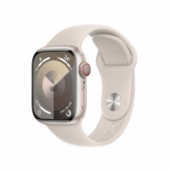 Apple Watch Series 9 41 mm Ψηφιακός 352 x 430 εικονοστοιχεία Οθόνη αφής 4G Μπεζ Wi-Fi GPS (APPLE WATCH SERIES 9 CELLULAR 41MM STARLIGHT AI STAR SB S/M)