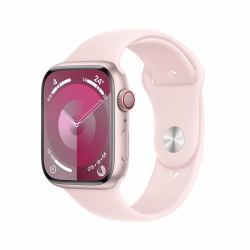 Apple Watch Series 9 45 mm Ψηφιακός 396 x 484 εικονοστοιχεία Οθόνη αφής 4G Ροζ Wi-Fi GPS (APPLE WATCH SERIES 9 CELLULAR 45MM PINK AI LIGHT PINK SB M/L)