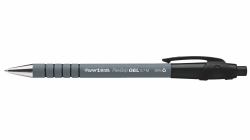 Papermate FlexGrip Gel Μέσαίο Στυλό τζελ με περιστρεφόμενο καπάκι Μαύρος [Μαύρο] 12 τεμάχια (Paper Mate 2108217 FlexGrip Gel Pens Black Pack O...