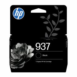 HP Αυθεντικό δοχείο μαύρου μελανιού 937 (HP 937 BLACK ORIGINAL INK - EN/FR/IT/PT/ES CARTRIDGE)