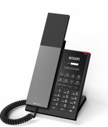 Snom HD350W IP τηλέφωνο Μαύρος [Μαύρο] Wi-Fi (HD350W - 1-LINE NEXT GEN SIP CORDED PHONE)