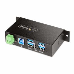 StarTech.com 5G4AINDRM-USB-A-HUB κατανεμητής διεπαφών USB 3.2 Gen 1 [3.1 Gen 1] Type-B 5000 Mbit/s Μαύρος [Μαύρο] (4-PORT MANAGED INDUSTRIAL USB - HUB USB 3.0/3.1/3.2 ...