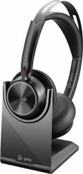 Voyager Focus 2 Microsoft - Teams Certified with charge - stand Headset - Warranty: 12M