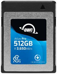 OWC Atlas Pro 512 GB CFexpress (OWC OWCCFXB4P00512 512GB Atlas Pro Express 4.0 Type B)