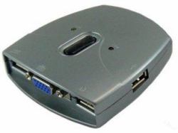 Sedna SE-KVM-USB-22 εναλλαγέας [switches] KVM Γκρι 