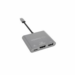 Terratec Connect C3 USB 3.2 Gen 1 [3.1 Gen 1] Type-C Άργυρος 