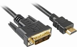 Sharkoon 4044951009060 προσαρμογέας καλωδίου βίντεο 3 m HDMI DVI-D Μαύρος [Μαύρο] (Sharkoon adapter cable - 3 m)