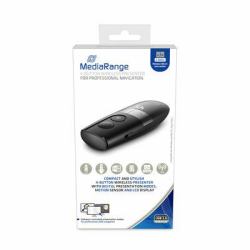 MediaRange MROS222 τηλεχειριστήριο παρουσιάσεων RF Μαύρος [Μαύρο], Άργυρος (Wireless Presenter Rf Black, - Silver - Warranty: 12M)