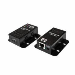 LogiLink UA0267 μετατροπέας καλωδίου USB RJ-45 Μαύρος [Μαύρο] (USB 2.0 Cat.5 extender, 50 m, - 1-port, mountable, POE, black - Warranty: 12M)