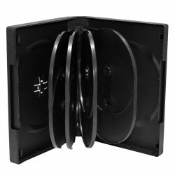 MediaRange BOX35-10 θήκη οπτικού δίσκου Θήκη DVD 10 δίσκοι Μαύρος [Μαύρο] (Optical Disc Case Dvd Case 10 - Discs Black - Warranty: 12M)
