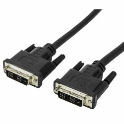 Techly 5.0m DVI-D Single Link M/M καλώδιο DVI 5 m Μαύρος [Μαύρο] (Monitor Cable Dvi Digital M / - M Single Link 5.0 M [Dvi-D] - Icoc Dvi-8050 - Warranty: 12M)