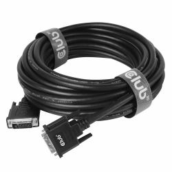 CLUB3D DVI-D DUAL LINK [24+1] CABLE BI DIRECTIONAL M/M 3m 9.8 ft 28AWG καλώδιο DVI Μαύρος [Μαύρο] (Dvi-D Dual Link 24+1 M/M - Cable 3M/9.84Ft Bidirectional - 28Awg - Warranty: 12M)