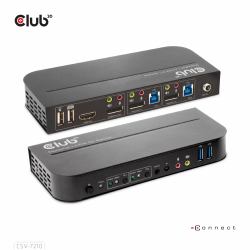 CLUB3D CSV-7210 εναλλαγέας [switches] KVM Μαύρος [Μαύρο] 