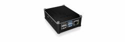 ICY BOX IB-RP110 Θήκη Μαύρος [Μαύρο] (Case Black - Warranty: 24M)