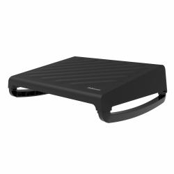 Fellowes Breyta Fussstuetze schwarz 3 Höheneinstellungen Schaukelfunktion Μαύρος [Μαύρο] (Fellowes Breyta Foot Rest Black)