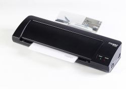 Dahle 70103 Ψυχρή/θερμή πλαστικοποίηση 250 mm/λεπτό Μαύρος [Μαύρο] (Dahle 70103 A3 Laminator with 2 Heated silicone Rollers)