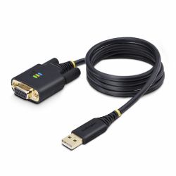 StarTech.com 1P3FFCNB-USB-SERIAL σειριακό καλώδιο Μαύρος [Μαύρο] 1 m USB Τύπου-A DB-9 (1M USB TO SERIAL DCE CABLE - - USB TO NULL MODEM SERIAL ADAPTER)