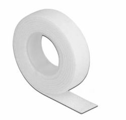 Lanview LVT-HL1015W δεματικό Γάντζος & θηλιά καλωδίου Μαύρος [Μαύρο] 1 τεμάχια (Hook and Loop Roll 10m x 15mm - White - Warranty: 60M)