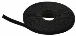 Lanview LVT-HL1015B δεματικό Γάντζος & θηλιά καλωδίου Μαύρος [Μαύρο] 1 τεμάχια (Hook and Loop Roll 10m x 15mm - Black - Warranty: 60M)