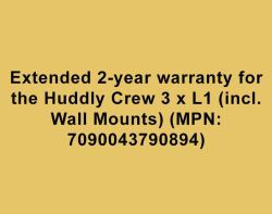 huddly Ext. 2-yr warr. Huddly Crew 3 - x L1 [incl. Wall Mounts]