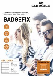 Durable 836302 πιάστρα για κονκάρδες / σήματα Σήμα 240 τεμάχια (Identity Badge/Badge Holder - 240 Pc[S] - Warranty: 12M)