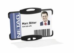 Durable 8918-19 10 τεμάχια (Durable Security Pass Plastic ID Card Holders for Lanyards PK10 Clear)