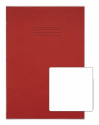 RHINO VDU048-010-0-C βιβλίο ασκήσεων (RHINO 13 x 9 Oversized Exercise Book 48 Page Red B [Pack of 50])