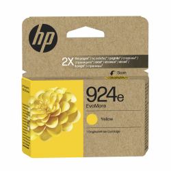 HP Δοχείο αυθεντικού κίτρινου μελανιού 924e EvoMore (HP 924E EVOMORE YELLOW - EN/FR/IT/PT/ES INK CARTRIDGE)