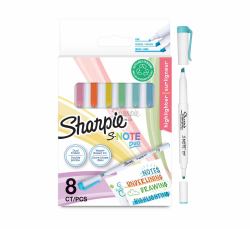 Sharpie 2182116 μαρκαδόρος 8 τεμάχια Μπλε, Πράσινος [Πράσινο], Πορτοκαλί, Ροζ, Κίτρινο (Sharpie 2182116 S-Note Duo Dual-Ended Creative Markers...