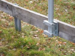 Steel tube bracket beam and - facade 60-108 - Warranty: 24M