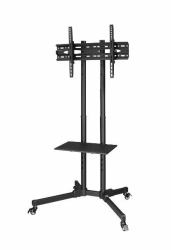 Hama Trolley 190,5 cm [75"] Μαύρος [Μαύρο] (HAMA TV-stand Trolley up to 75" VESA 6)