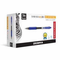 Zebra Pen SARASA dry X20 Στυλό τζελ με περιστρεφόμενο καπάκι Μαύρος [Μαύρο] 36 τεμάχια (Zebra SARASA Gel Retractable Rollerball 0.7mm Pen Blue Ink P...
