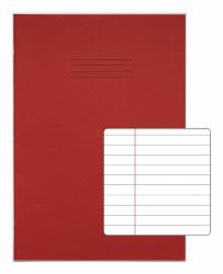 RHINO VDU080-200-4-C βιβλίο ασκήσεων (RHINO 13 x 9 A4+ Oversized Exercise Book 80 Page Red F8M [Pack of 50])