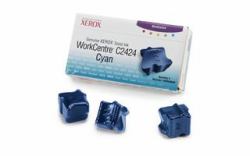 Tektronix Workcentre C2424 Solid Ink Cyan [3 Sticks] ράβδος μελάνης 3 τεμάχια 3400 σελίδες (Comp Xerox WorkCentre C2424 3 Cyan Inks 108R00660)